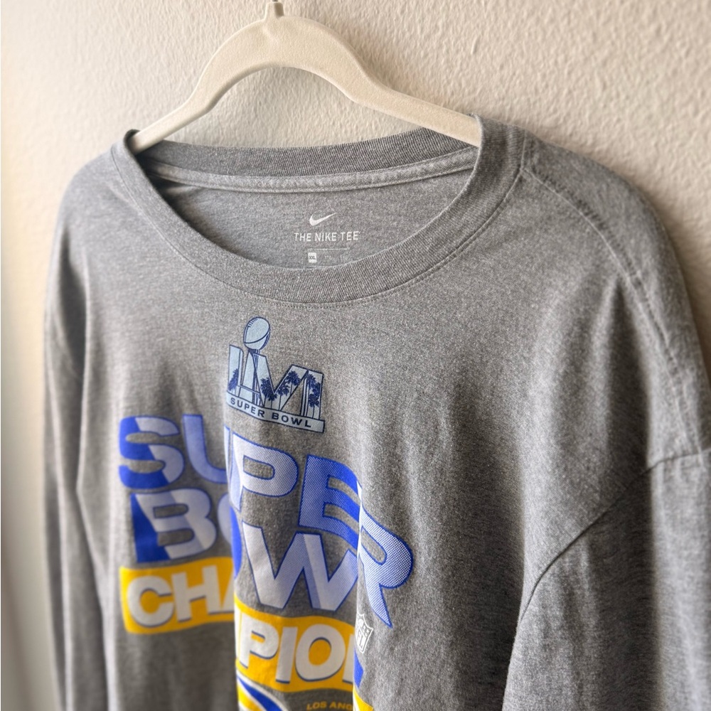 Nike Rams Super Bowl LVI Champions Long Sleeve Tee XXL